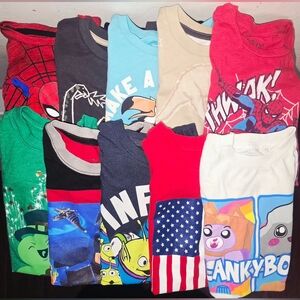 Bundle Of 10 Graphic Boy T-Shirts 5/6